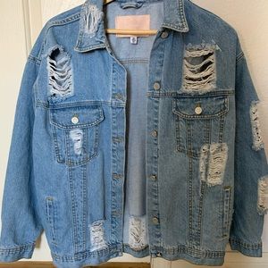 Oversized jean jacket Missguided